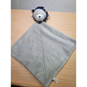 Carters Lion Security Blanket Lovey Gray Blue Baby Boy Girl Nursery Kids Line